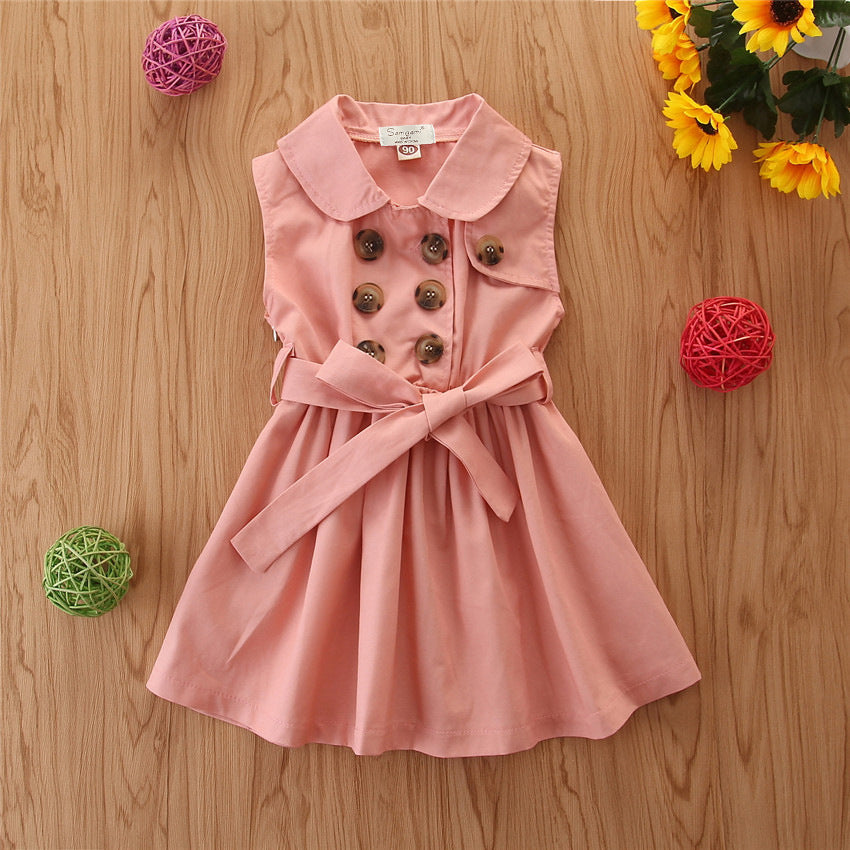 Baby Girl Dress Kids Princess Casual 1-6Y