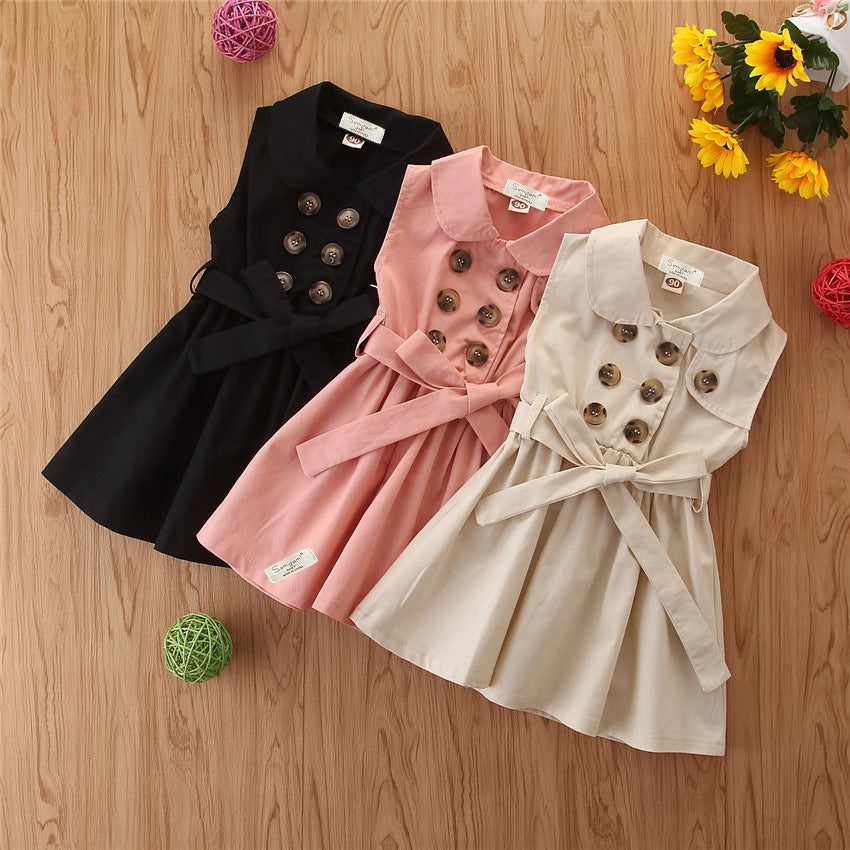 Baby Girl Dress Kids Princess Casual 1-6Y