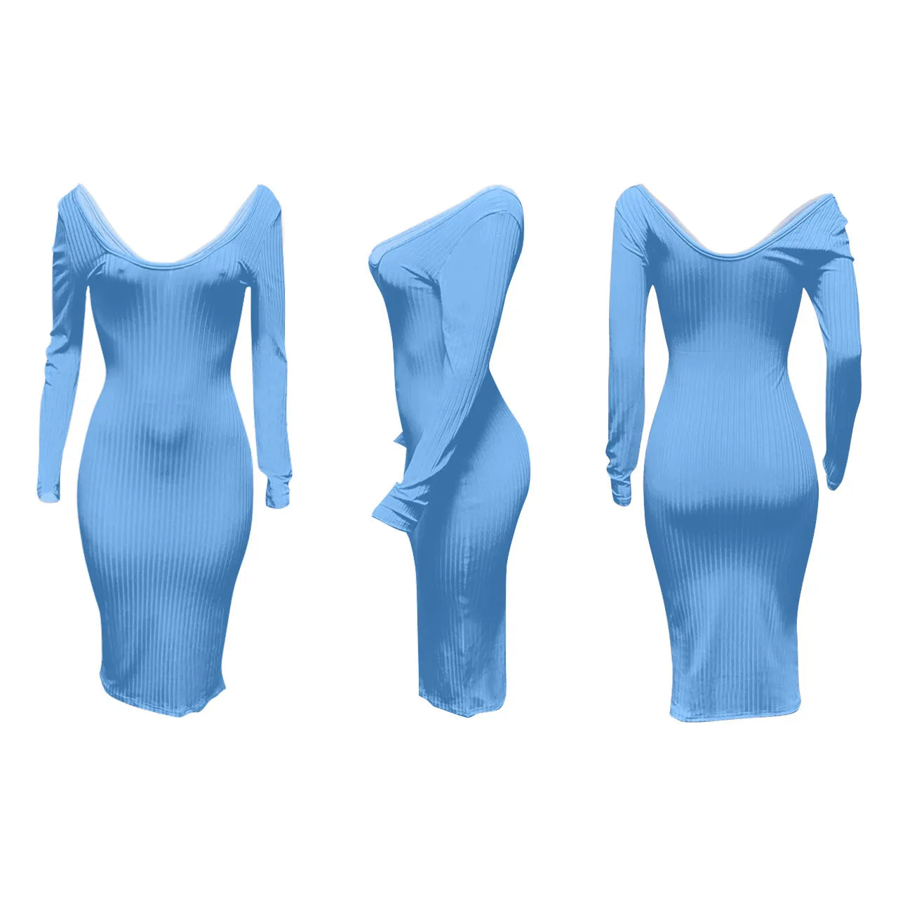 Women Dress V Neck Sexy