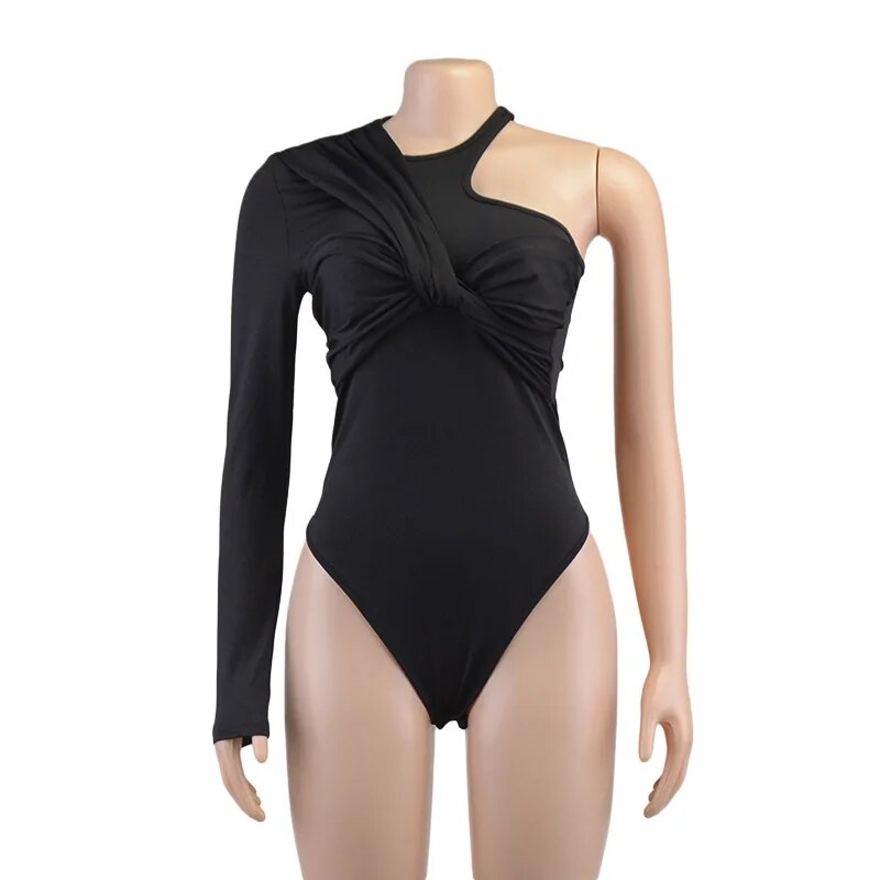 Shoulder Long Sleeve Tops Club Party
