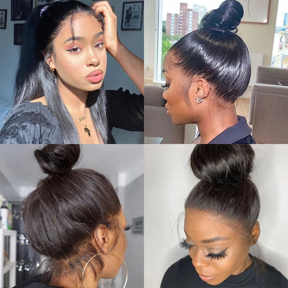 Lace Frontal Wig Straight Human Hair