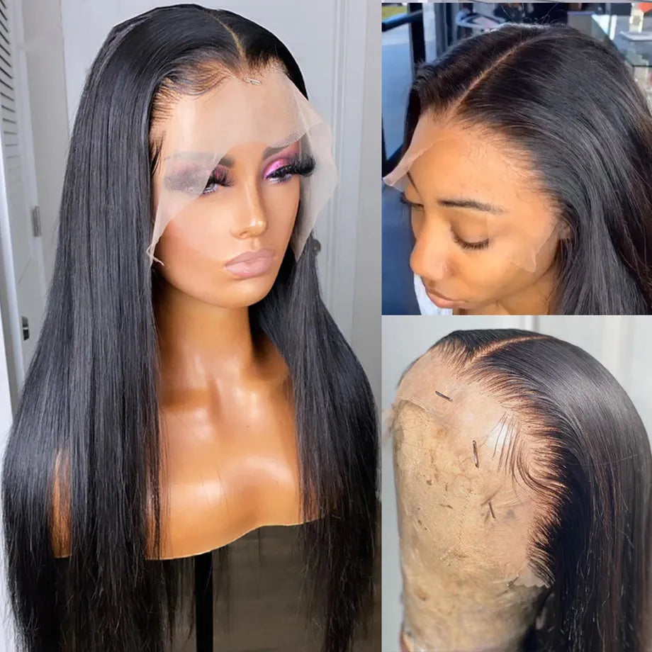 Lace Frontal Wig Straight Human Hair