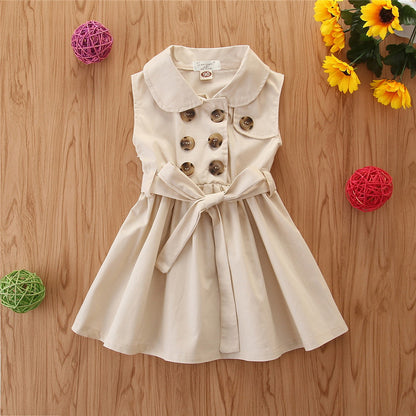 Baby Girl Dress Kids Princess Casual  1-6Y