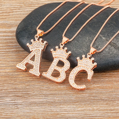 Letter 26 A-Z Necklace For Women Unisex Jewelry