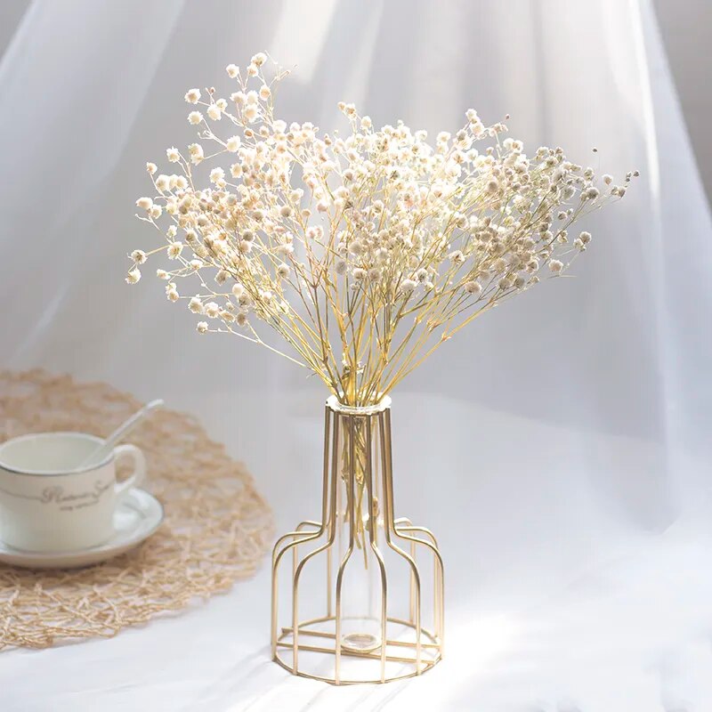 Mini Natural Gypsophila Dried Flowers Pampas Grass Dry Flowers Home