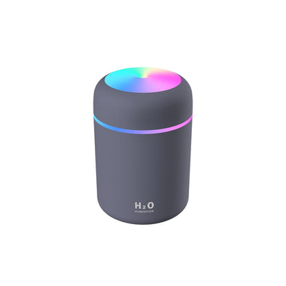 USB Cool Mist Sprayer Portable Electric Air Humidifier Oil Diffuser with Colorful Night Light for Home Car