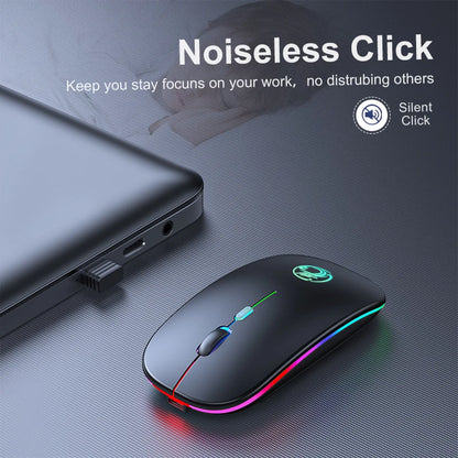 Mouse Wireless Computer Silent Mause LED Gaming Mouse For Laptop PC