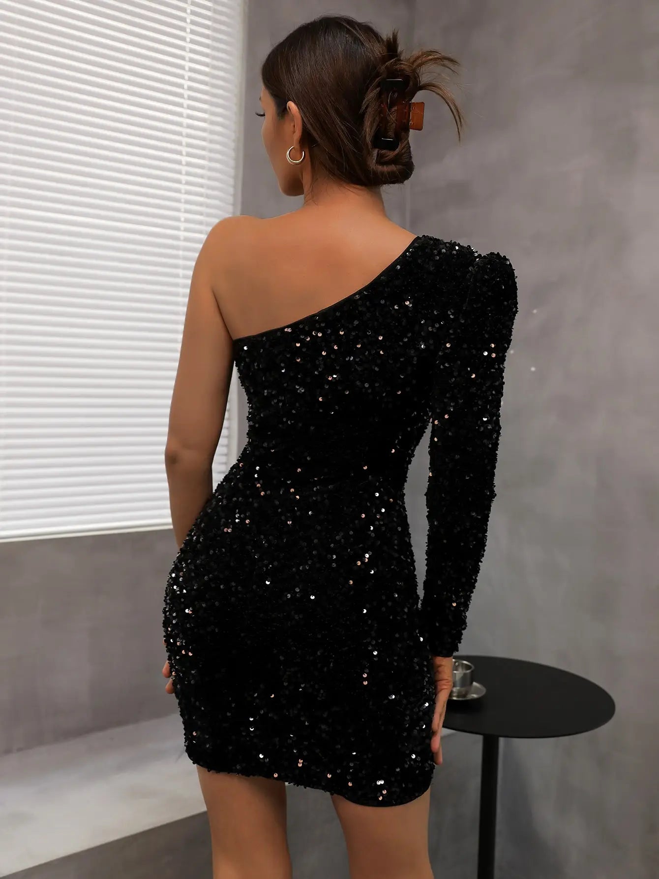 Elegant Dress One Shoulder Sexy Fashion