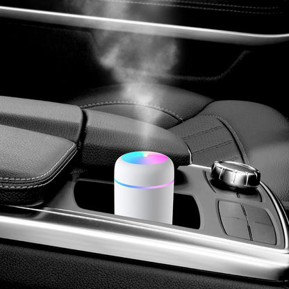 USB Cool Mist Sprayer Portable Electric Air Humidifier Oil Diffuser with Colorful Night Light for Home Car